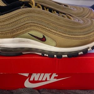 Men 8 Air max 97 gold